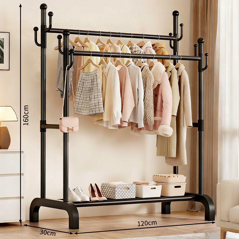 Multifunctional Floor-Standing Coat Rack and Clothes Dryer for Indoor Storage