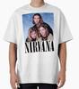 Gorąca Wyprzedaż Zespół Rockowy Nirvana 100% Bawełna Oversize Y2K Graficzna Krótki Rękaw Unisex Damska i Męska Koszulka