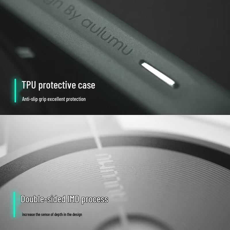 AULUMU A16 Magnetische Leuchtende Halbtransparente Handyhülle