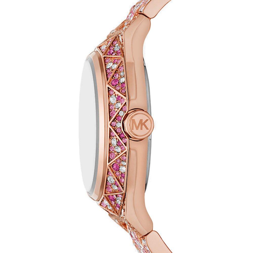 Michael Kors MK7343 Pave Roségoldfarbene Damenuhr