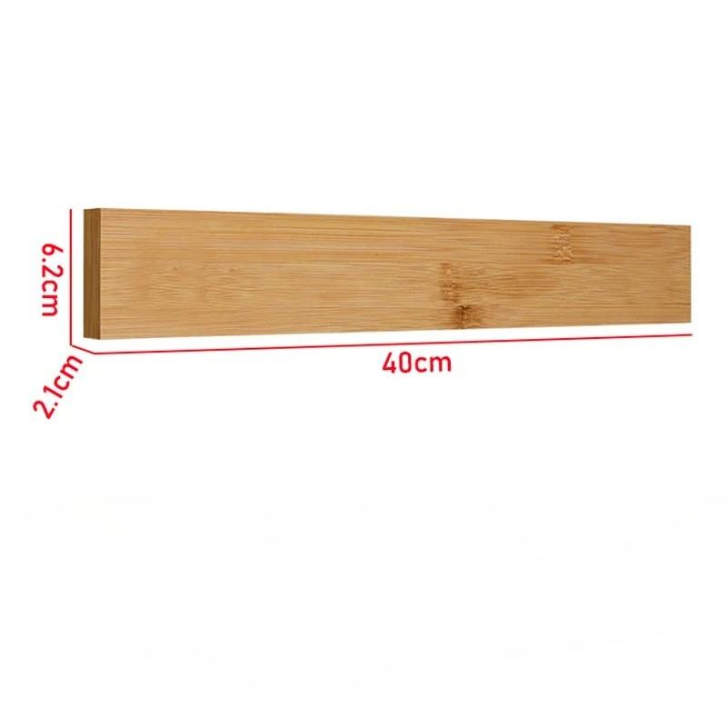 Magnetic Knife Holder Kitchen Accessories Wooden Knives Storage Tools Bamboo Wood This Is A Holder Without Knife