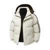 Winter Latest Mens Relaxed Fit Striped Hooded Cotton-padded Jacket Mens Leisure Young Students Cotton-padded Jacket Cotton-padded Jacket