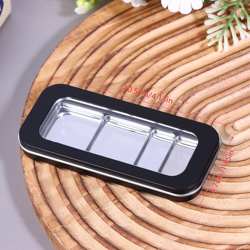 Empty Magnetic Eyeshadow Palette Refillable Black Clear Makeup Storage Case Box DIY Cosmetic Lipstick Foundation Blush Container