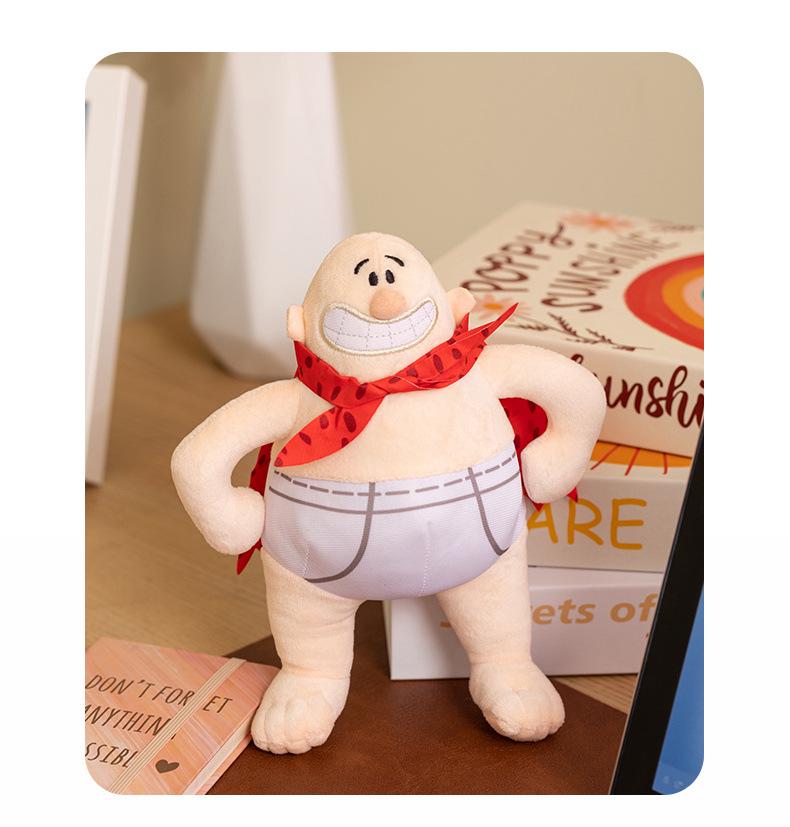 Captain Underpants & Superman Adventures Plush Doll Anime Figurine