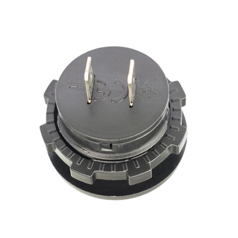 Contor de tensiune cu afișaj digital rotund, piese de modificare pentru măsurarea voltmetrului pentru monitorizarea vehiculelor auto/motocicletă