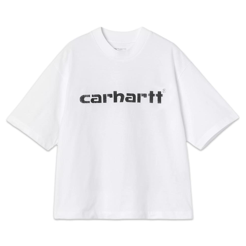 Carhartt WIP Womens S/S Archive Script T-Shirt Comfortable Simple Round Neck Short Sleeve Women tops I036042-02-XX