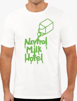 Neutral Milk Hotel T-Shirt Herren Damen T-Shirts Oberteil tee Indie Folk Band Musik Punk Milchkarton