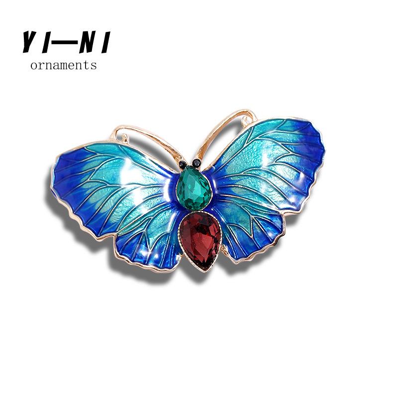 Fashion Butterfly Animal Custom Alloy Corsage Drip Clothing Accessories Brooch