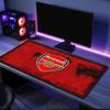 Podložka pod myš s logem fotbalového klubu Arsenal, Gumová základna, Podložka pod myš pro hráče a do kanceláře, Herní stůl, Snadno čistitelná podložka Vánoční dárky pro fanoušky