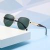 New Retro Sunglasses Women Fashion Polygonal Metal Frame Sunglasses Men Luxury Brand Designer Decorative Sun Glasses Uv400