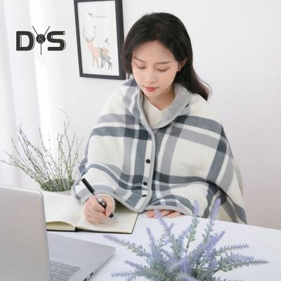 Coperta trapuntata indossabile, coperta da ufficio, casa, letto, divano, viaggio, coperta con bottoni, leggera, morbida, calda, plaid, poncho, coperta per tutte le stagioni