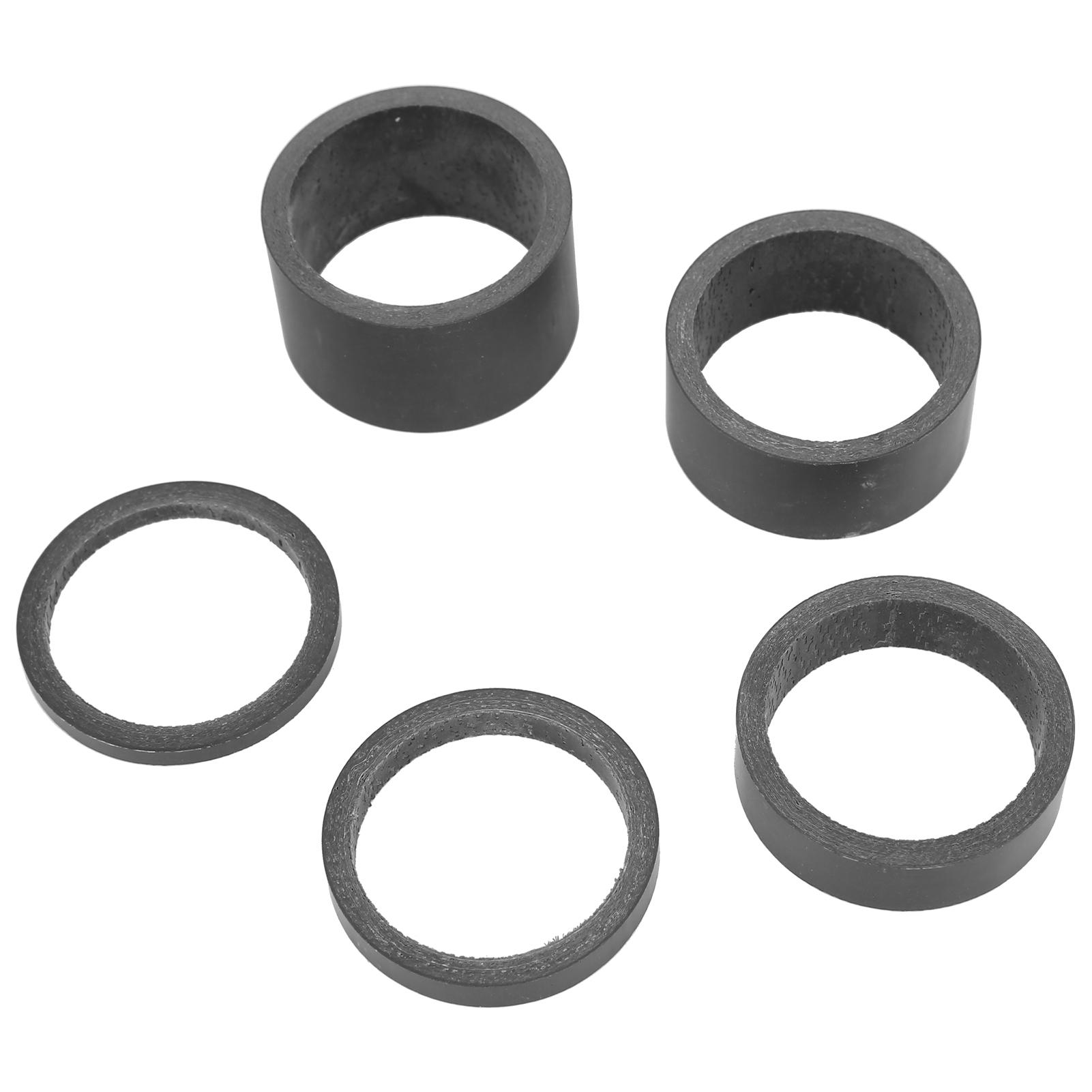 

320mm Carbon Fiber Handlebar Headset Washer Kit Bike Stem Front Fork Spacer Gasket Ring