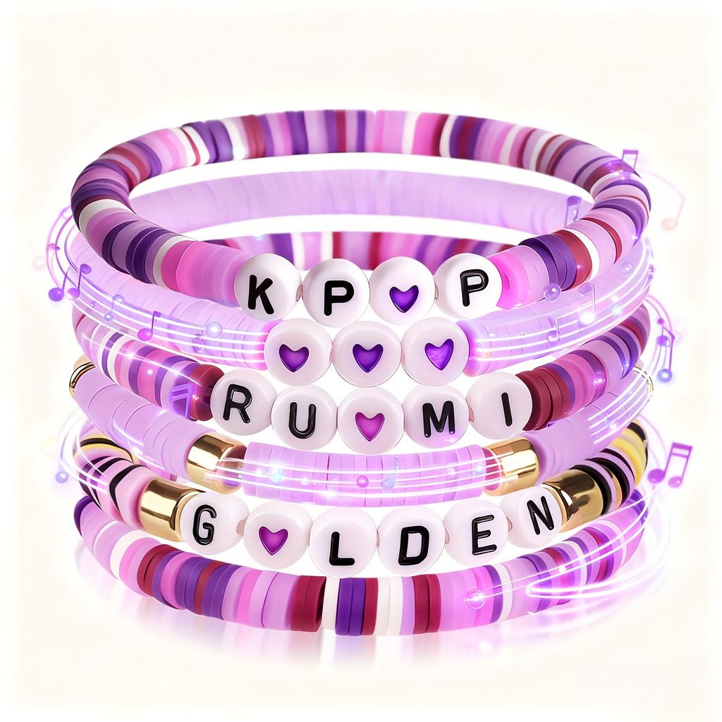 K-Pop-Themenarmbänder für Fans, Perfekt als Freundschaftsgeschenke für Freundinnen, Schwestern, Töchter, Enkelinnen, Nichten und Freundinnen
