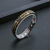 12MM Stainless Steel Bracelet, Personalized Four-in-one Energy Magnet Men's Bracelet, Gold Jewelry.