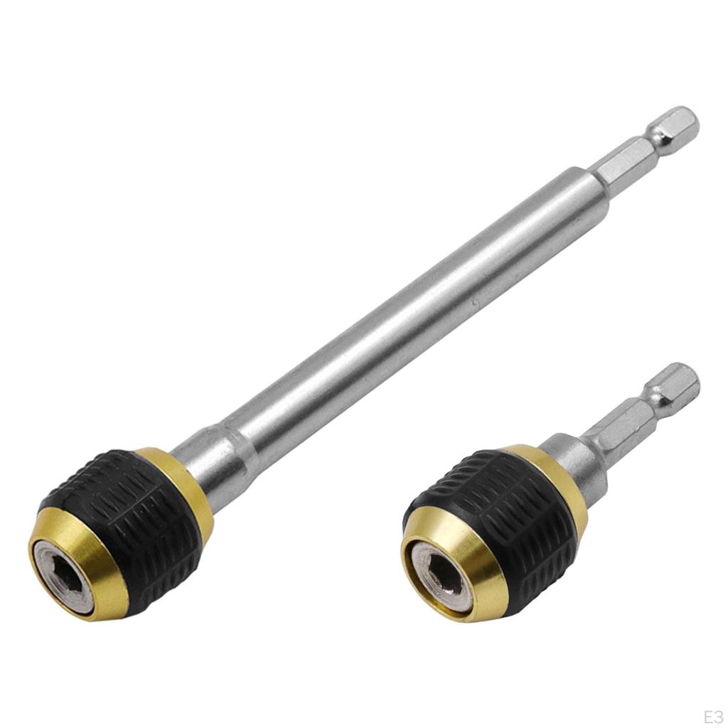 Bit Holder Extension Adapter 1/4" Shank Direct Replacement Accessory Universal Durable Outer