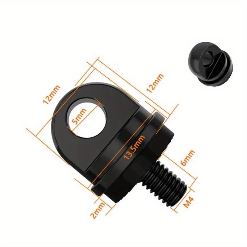 2Pcs M4 Hand Screw Quick Release Screw for Drone Screen Remote Control Shoulder Strap Lanyard Screws