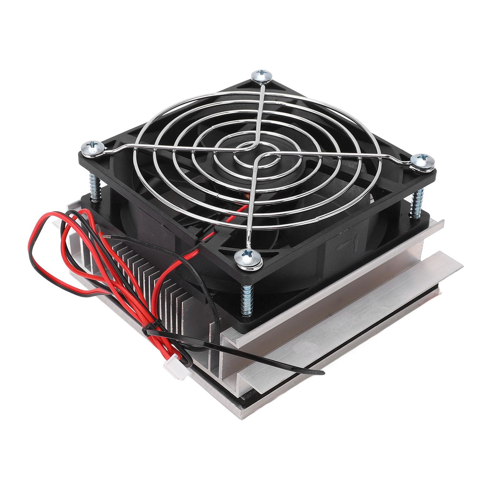 

Термоелектрична система охолодження Корпус з алюмінієвого сплаву Напівпровідникова холодильна система для DIY 70 Вт