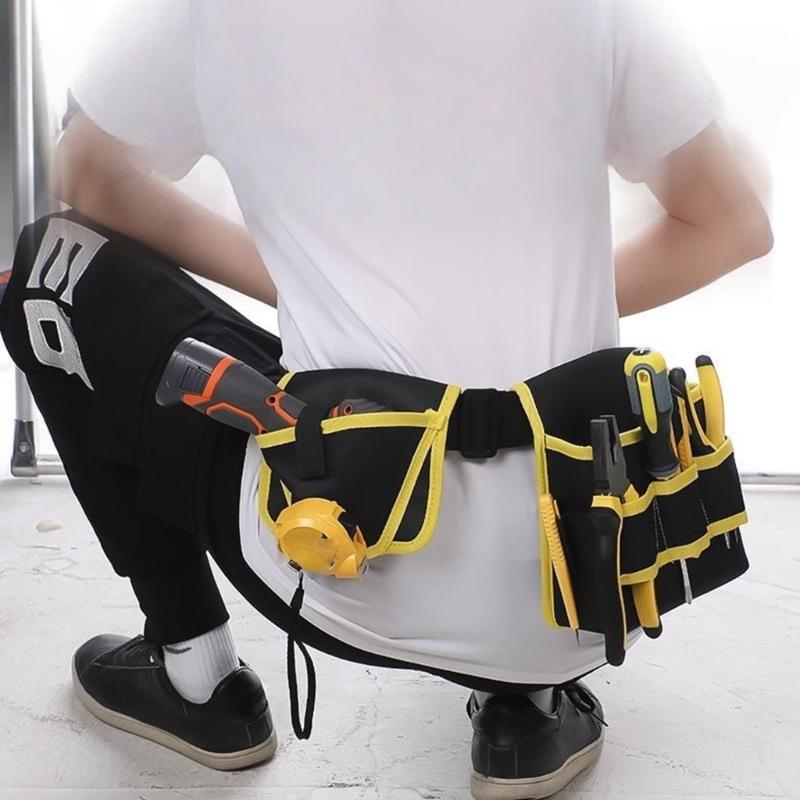 Ergonomic Swivel Utility Belt Rugged Tear Proof Fabric Quick Release Buckles System Multi Tool Storage For Workshop Technicians