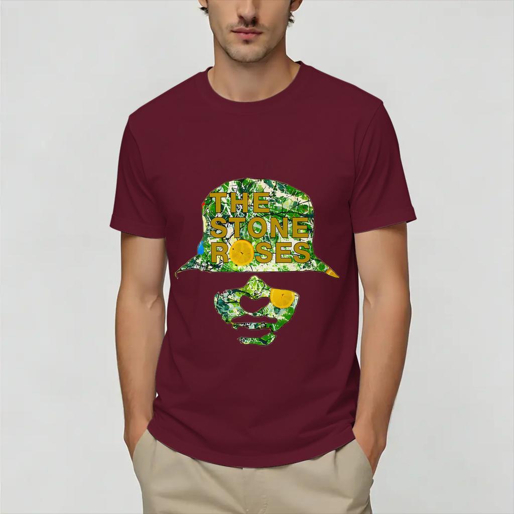 The Stone Roses T-Shirt Sommer Baumwoll-T-Shirts Für Unisexs Harajuku Benutzerdefiniertes Logo T-Shirt Kurzarm Streetwear Kleidung