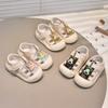 Cute Cartoon Breathable Soft Sole Flash Light Infant Toddler Walking Sandals