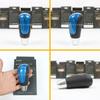 Black Leather Carbon Fiber Gear Shift Knob Shifter Knob For Subaru Outback Legacy 06-09 Forester 07-12 Impreza 07-10