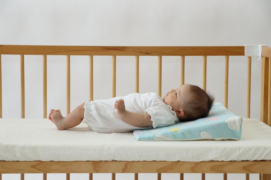 Sandesica Sleeping Pillow Baby Fluffy Colorful Animal (Anti-Respiratory Pillow), 6-Layer Gauze, Design, 3134-9999-52