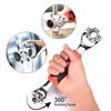 52 in 1 Rotating Ratchet Wrench Ergonomic Nonslip Handle Double Head Wrench for Tight Space and Mechanical Work