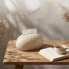 Tissue Box, Stone Shape Matte Tissue Holder, Waterproof Sandstone Texture Dust Resistant Tissue Dispenser, for Bathroom Living Room Decor