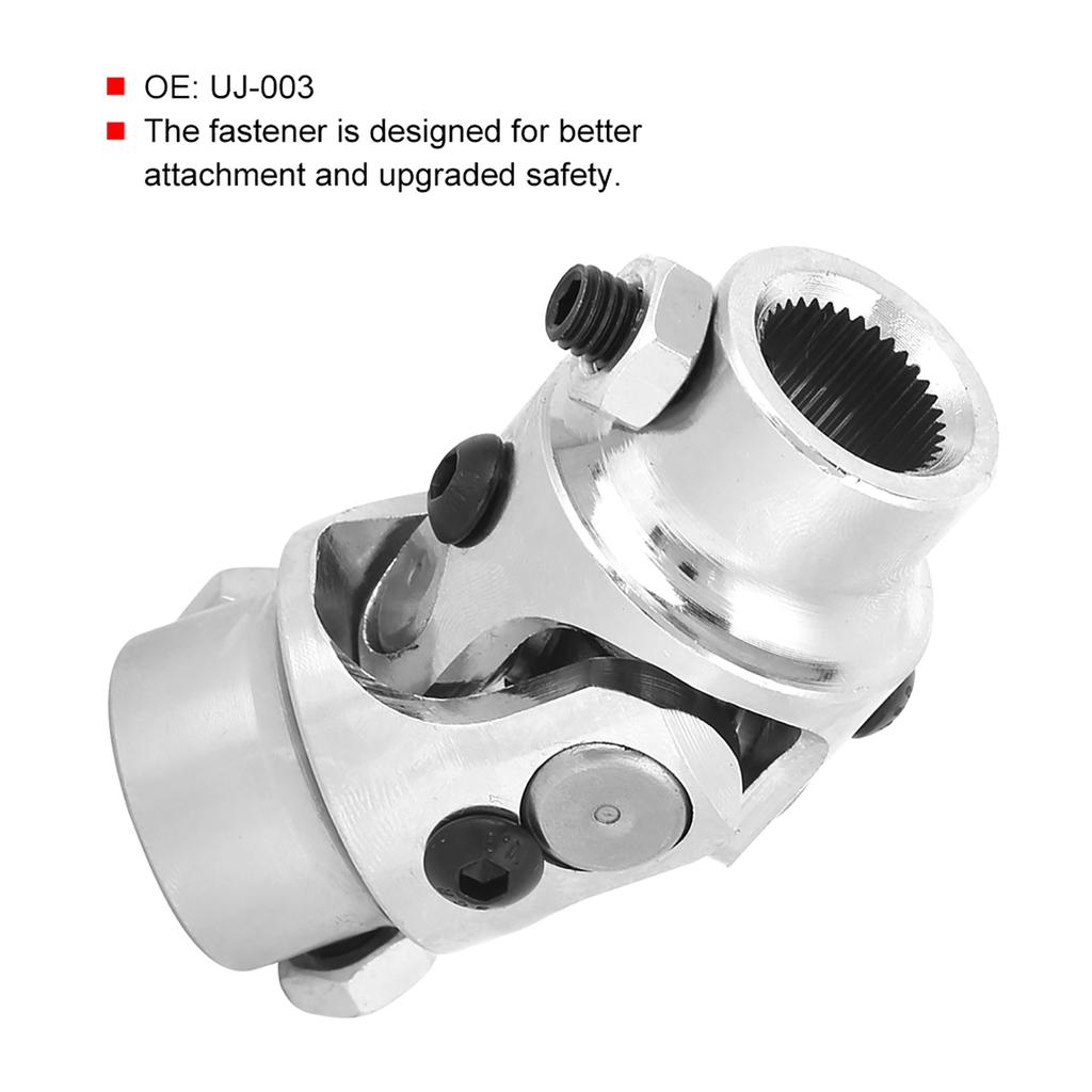 Giunto Cardanico Albero Sterzo 3Celsius4-36 Scanalature X 3Celsius4in DD per Rettificatrici Livellatrici Adatto per  (Nero )