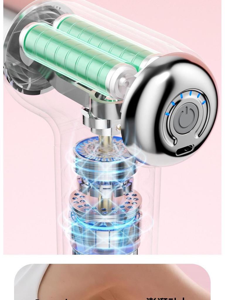 Nine-Head Professional Muscle Relaxation Massager: Multi-functional Neck and Sports Massage Gun