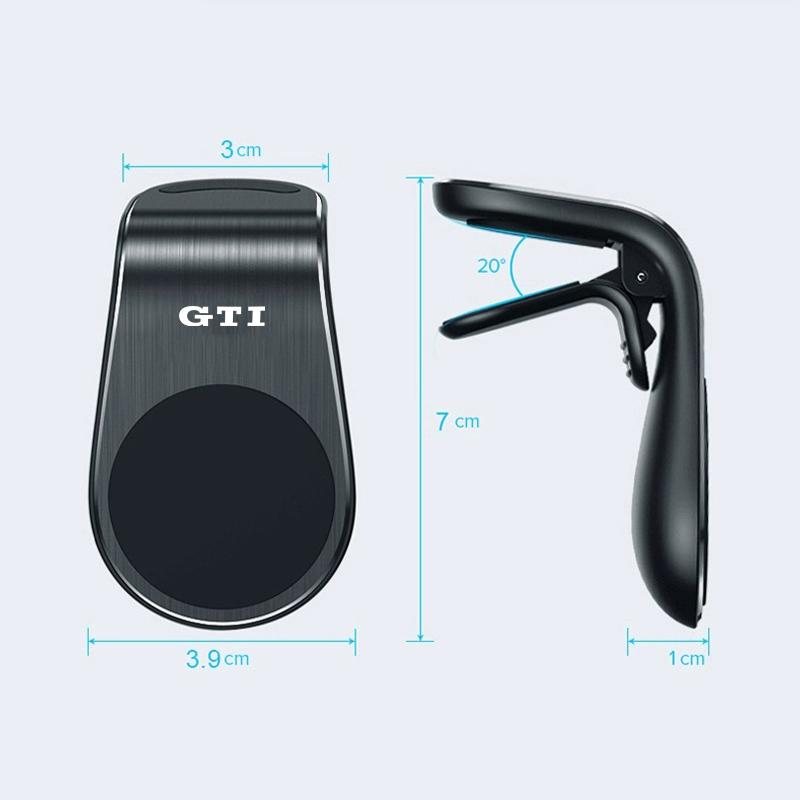 Emblems Magnetic Car Phone Holder Magnet Air Vent Cell Phone Stand For Volkswagen VW Passat B5 B5.5 2000- 2007 2008 2009 2010 To zf7