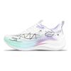 Li Ning Red Hare 7 Pro Cushioning Slip Resistant Breathable Lightweight Low top Running Shoes Men's White Purple ARPU001-7(Team373-)