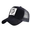 European & American Retro Cotton Embroidered Animal Mesh Baseball Cap