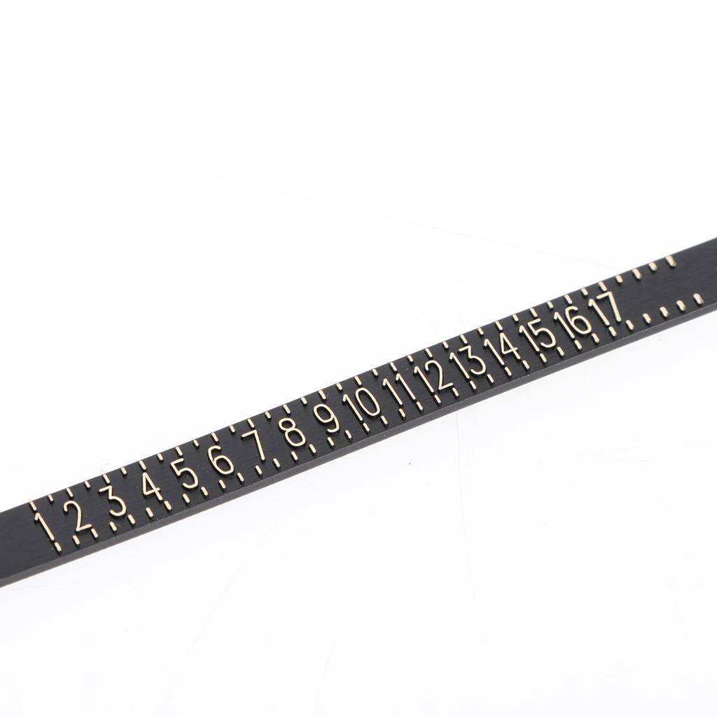 Finger Ring Band Gauge Sizer Jewelry Wrist Size Measure Tool CN 1 33