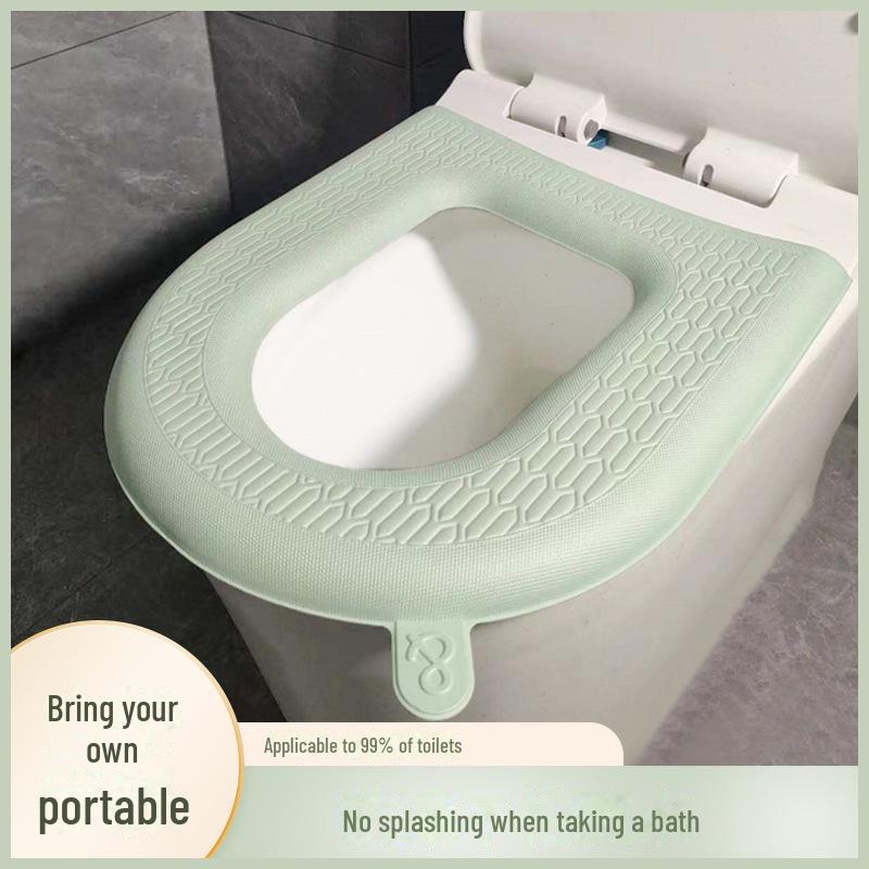 

Водонепроницаемая однотонная подушка для сиденья унитаза из ЭВА — портативная, толстая и теплая для любого сезона зелёный