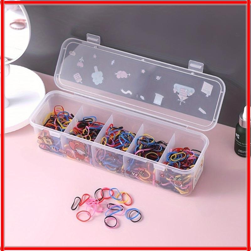Transparent Cell Storage Box, Multi-Functional 5-Cell Storage Box, Suitable For Jewelry, Hair Band, Hair Clip Arrangement Box