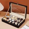 Exquisite Leather Watch Storage and Display Box for Home Décor and Gifts