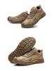 Men's Anti-Smash Steel Toe Work Shoes – Lightweight, Breathable, Puncture-Resistant, Anti-Slip, and Comfortable Construction Site Safety Footwear.