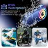 G1 Motorcycle Helmet Bluetooth Intercom 1000mAh Battery MP3 Player Waterproof 500M Range Music Share for 2 Rider