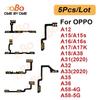 5 Pezzi Interruttore Accensione Spegnimento Volume Pulsante Laterale Tasto Cavo Flessibile Per OPPO A31 A33 2020 A12 A15 A16 A17k A18 A32 A35 A36 A38 A58 Riparazione
