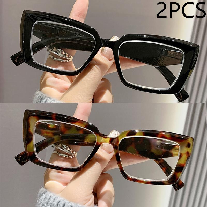 

2/3PCS New Cat-eye Reading Glasses Fashionable Simple And Versatile Reading Glasses For Middle-aged And Elderly People 2319 1.0