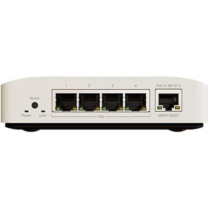 Commutateur Ethernet - MIKROTIK - CRS304-4XG-IN - 10 Gigabit - 4 ports - Compact et silencieux