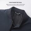 Shanshan Men's Baseball Collar Jacket