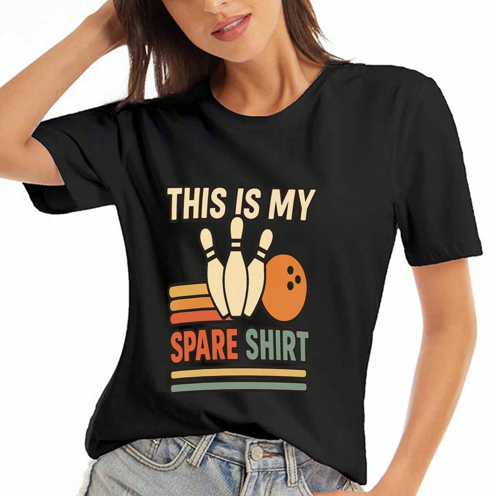 Bowling Pins unisex Cotton T Shirt, Pure Cotton Highquality Printing, Durable, Casual And Fashionable. Three Patterned Bowling Pins Make This T Shirt S разноцветный