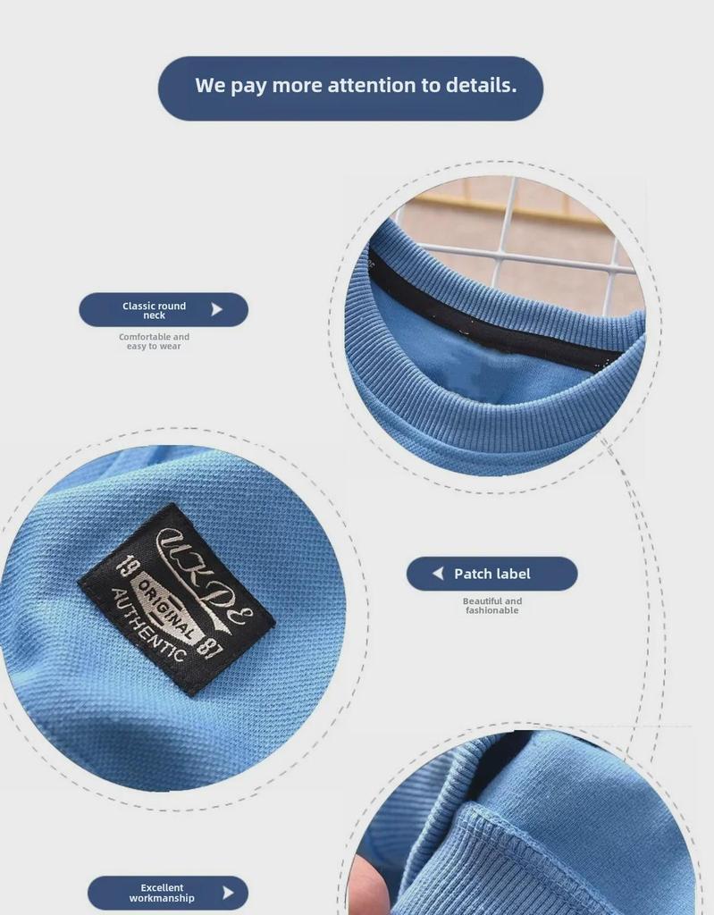 Frühlings- & Herbst-Langarm-T-Shirts für Jungen - Geprägter Bär Dünner Pullover für Kinder