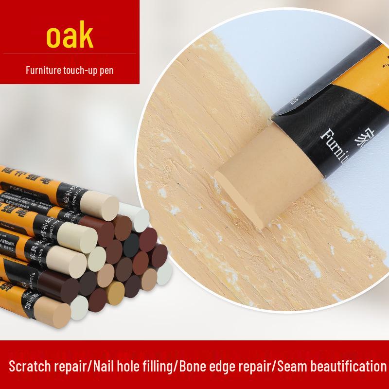 

Набір для ремонту меблів: Крейда та ретушувальні олівці для подряпин на дереві та отворів від цвяхів | Безкоштовна доставка