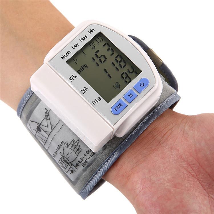 Pressure Blood Electronic Monitor Wrist Home Pressure Heart Rate Measurement