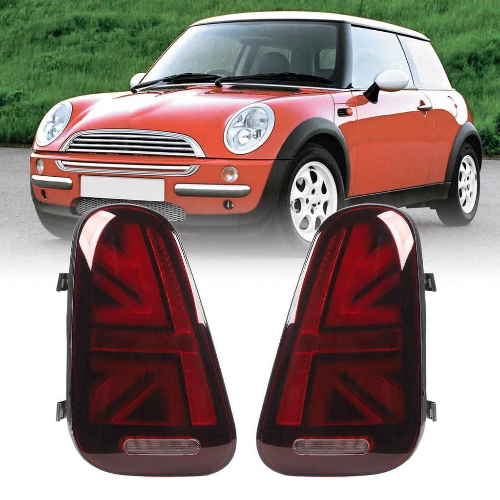 Union   Tail Lights With Dynamic Turn Signal Rear Brake Lamp for   R50 R52 R53