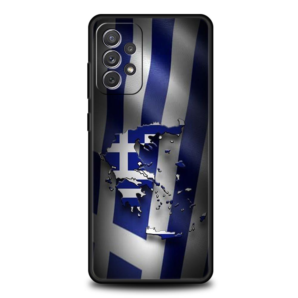 

Чехол для телефона Samsung Galaxy A13 A15 A17 A07 A21S A22 A23 A25 A31 A73 A32 A52 A52S A41 5G Мягкий ТПУ Корпус Греция Греческий Флаг Сумки Samsung A41