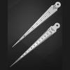 Stainless Steel Gap Gauge - High Precision 0.5mm Laser-Cut Measuring Tool for Inner Diameter, Aperture & Depth